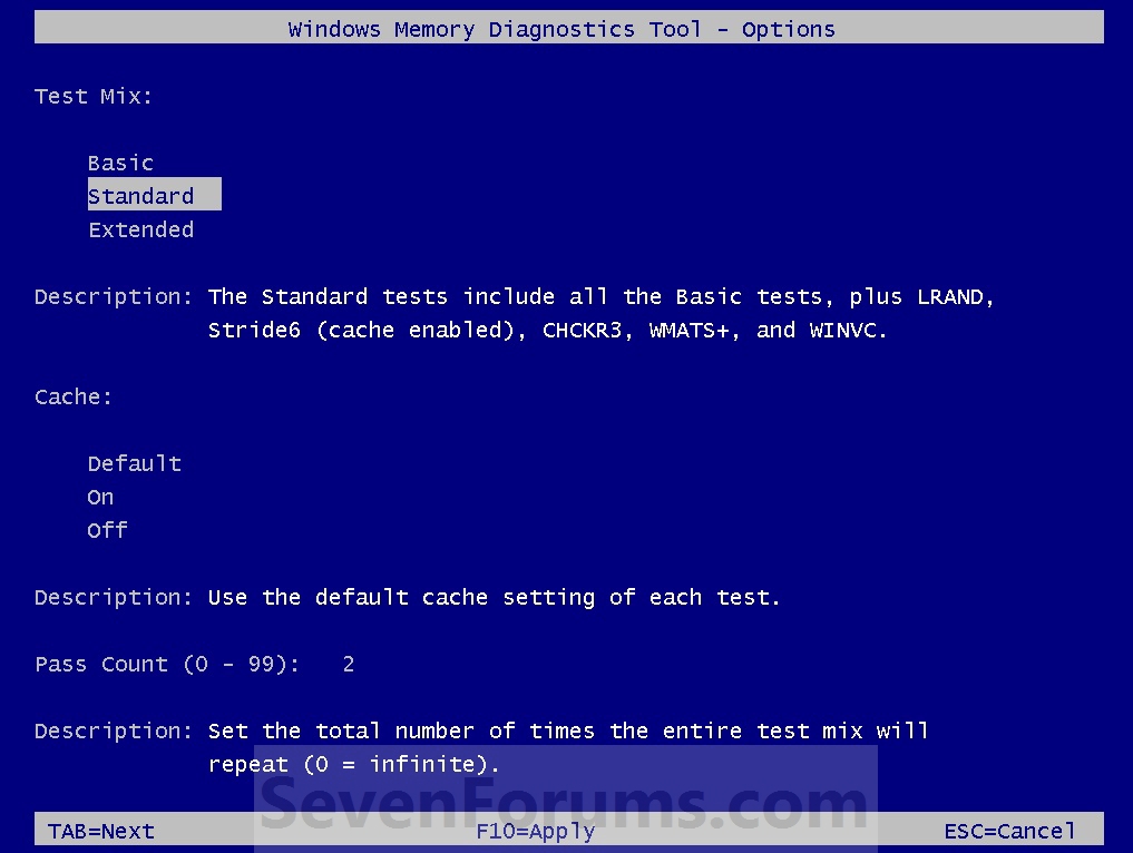 test ram