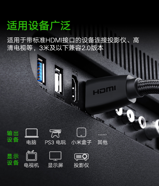 Cáp HDMI 5m Ugreen 40412 chính hãng, chuẩn 2.0