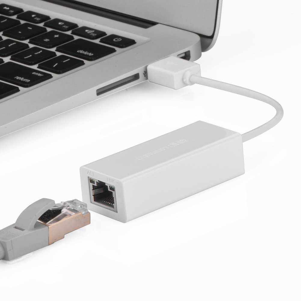 Cổng chuyển đôi USB 2,0 to LAN Ugreen 20253 chính hãng