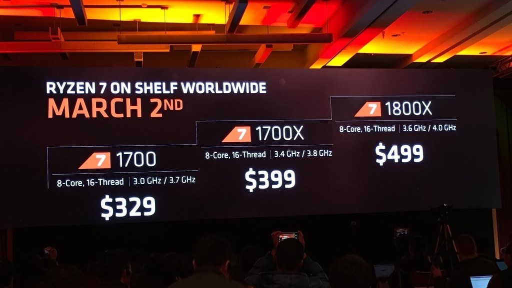 AMD giới thiệu vi xử lý Ryzen 7 mạnh nhất thế giới, giá chỉ bằng một nửa Intel Core i7-6900K
