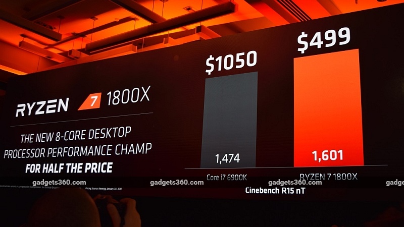 AMD giới thiệu vi xử lý Ryzen 7 mạnh nhất thế giới, giá chỉ bằng một nửa Intel Core i7-6900K