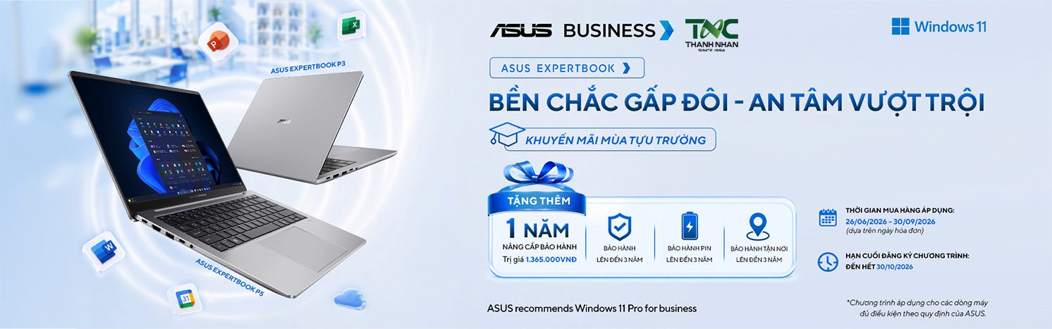 [ASUS EXPERTBOOK] BỀN CHẮC GẤP ĐÔI – AN TÂM VƯỢT TRỘI