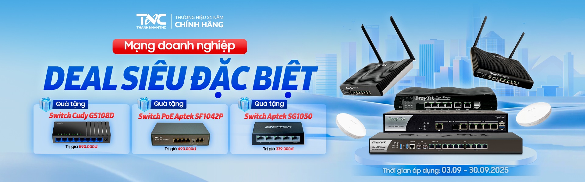 MẠNG DOANH NGHIỆP - DEAL SIÊU ĐẶC BIỆT