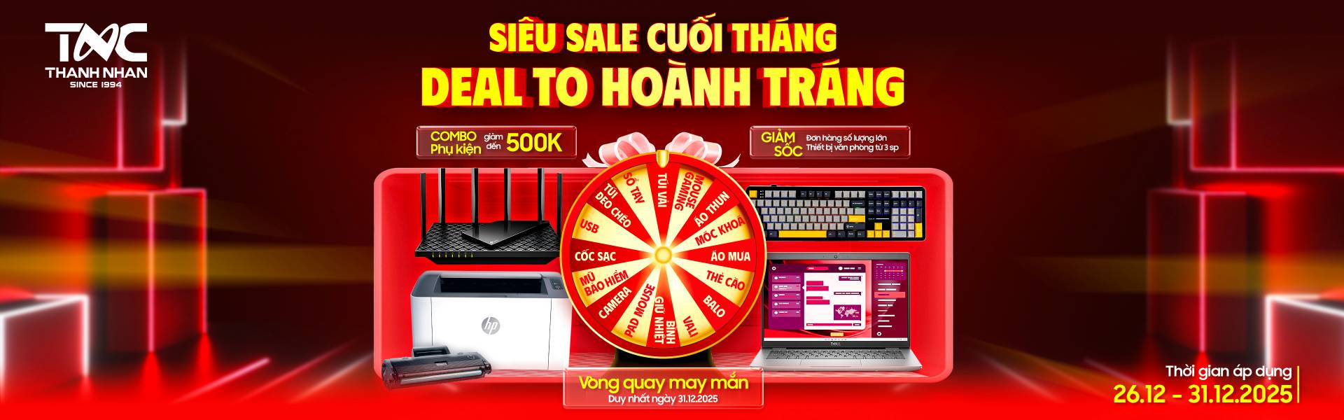 SIÊU SALE CUỐI THÁNG - DEAL TO HOÀNH TRÁNG