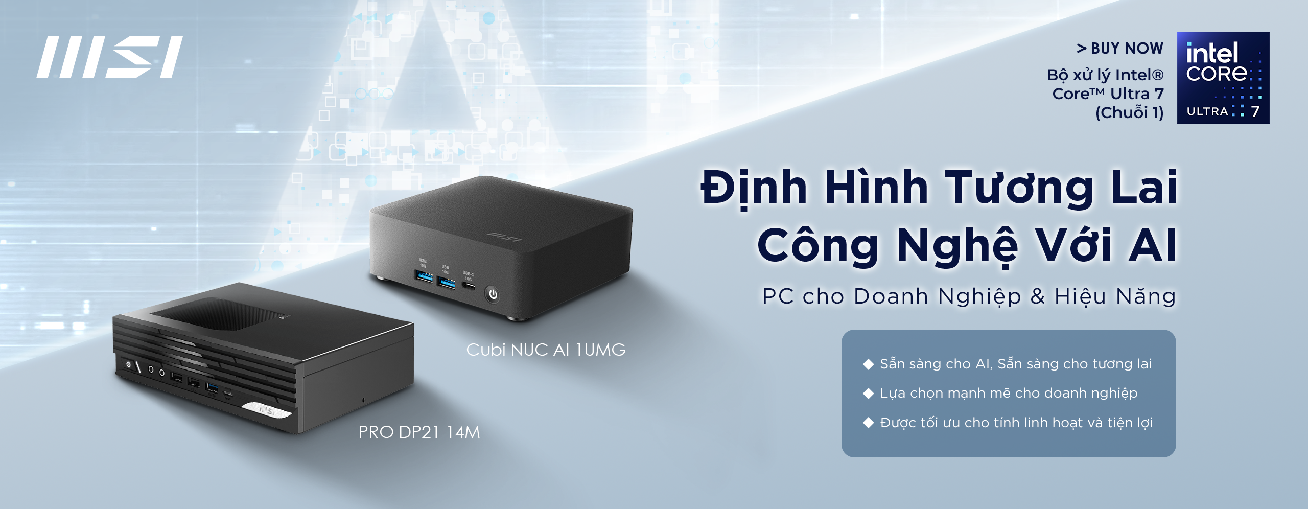 PC MSI Chính Hãng | Máy Tính Bộ MSI Gaming & Văn Phòng