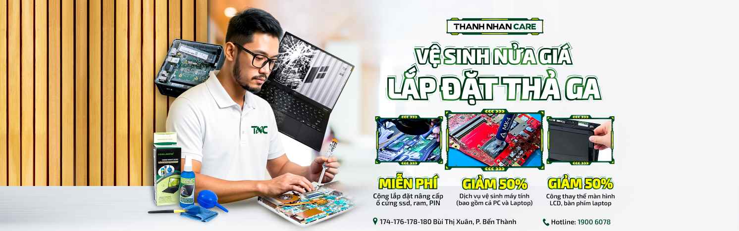 THÀNH NHÂN CARE: VỆ SINH NỬA GIÁ – LẮP ĐẶT THẢ GA