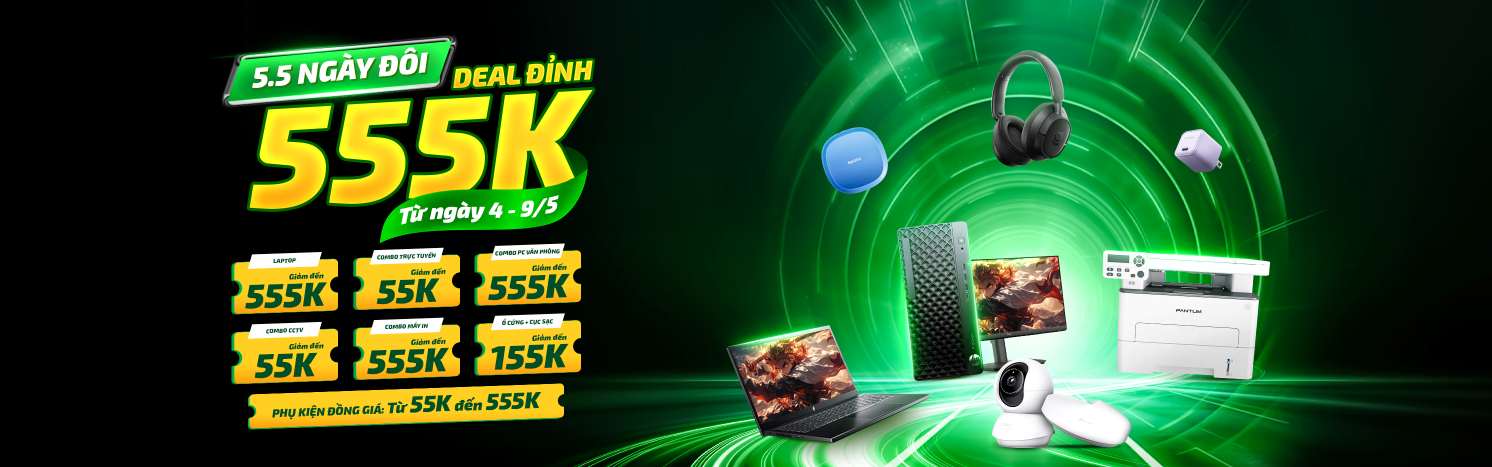 SALE NGÀY ĐÔI 5.5 - DEAL ĐỈNH 555K