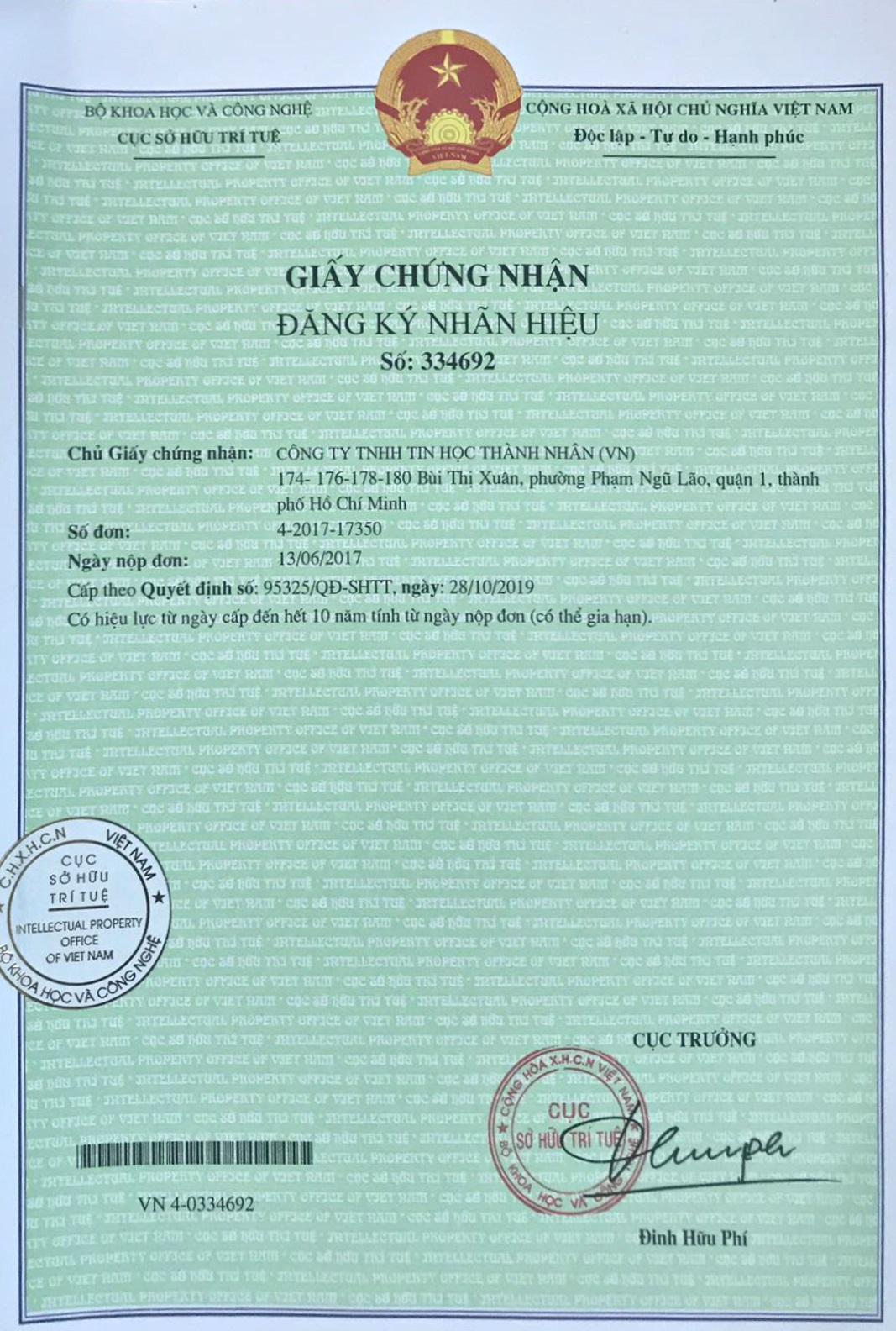 giay chung nhan so huu