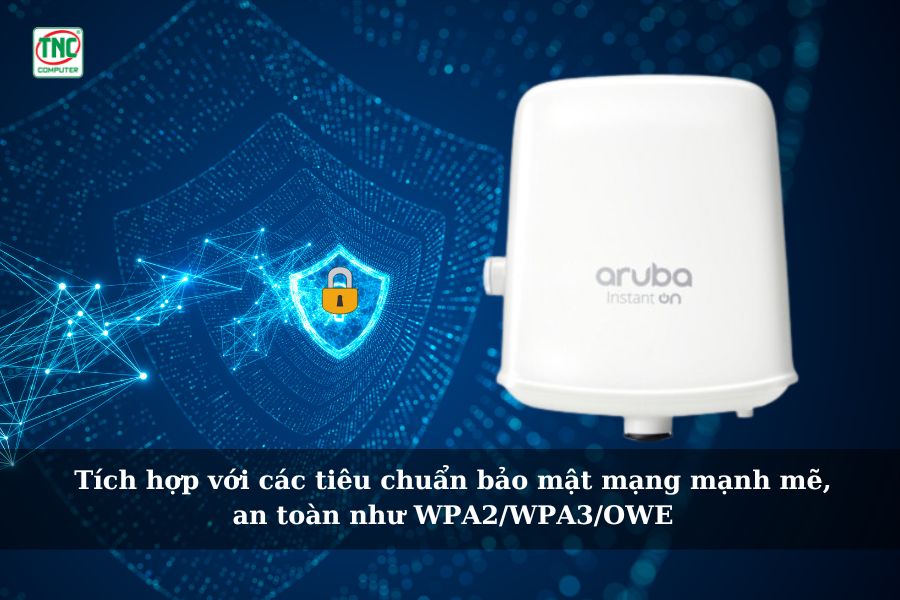 Access Point Aruba Instant On AP17 R2X11A  tích hợp chuẩn bảo mật an toàn