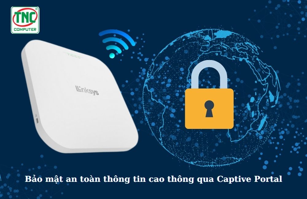 Access Point Linksys LAPAX3600C có độ bảo mật cao