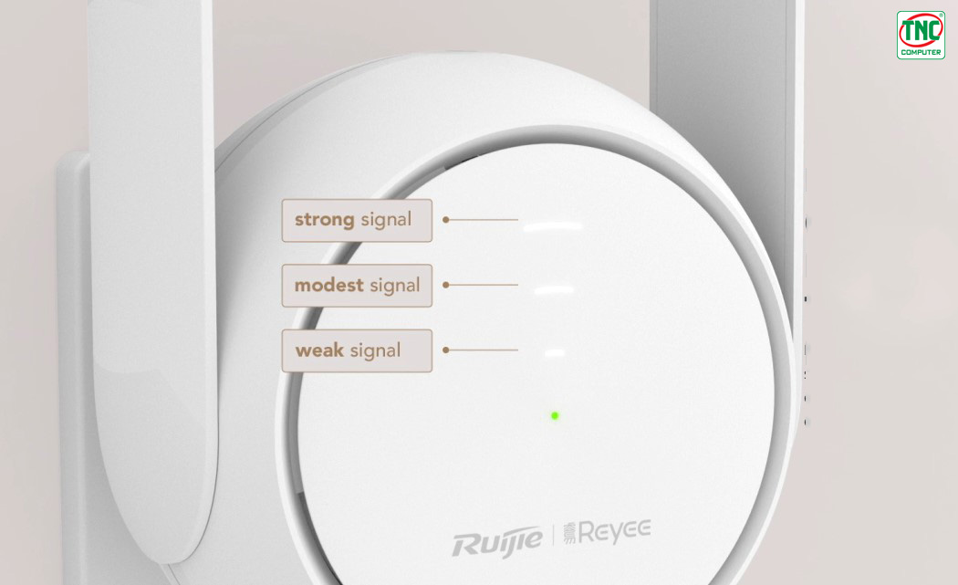 Bộ mở rộng sóng Wifi / Mesh Ruijie RG-EW1200R có thiết kế linh hoạt, tiện lợi