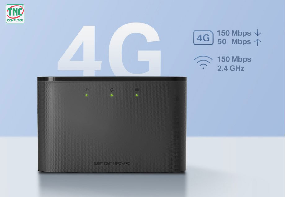 Bộ phát Wifi đi động 4G LTE Mercusys MT110 kết nối nhanh chóng