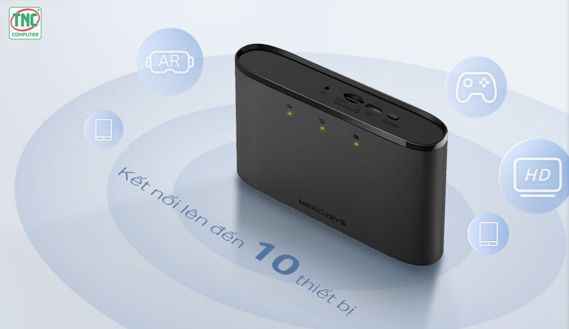 Mercusys MT110 có thể dễ dàng chia sẻ Wifi với bạn bè