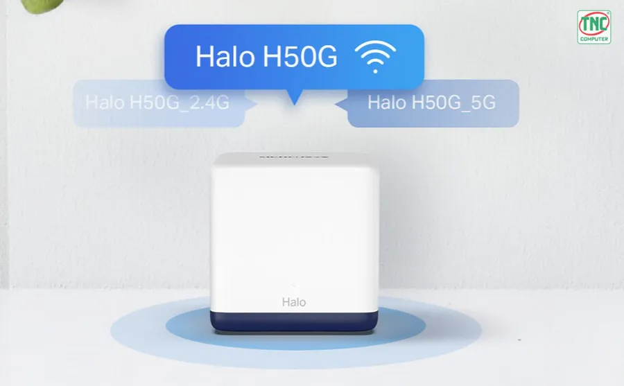 Bộ phát Wifi Mesh Mercusys H50G (1-pack) có tính năng kết nối thông minh