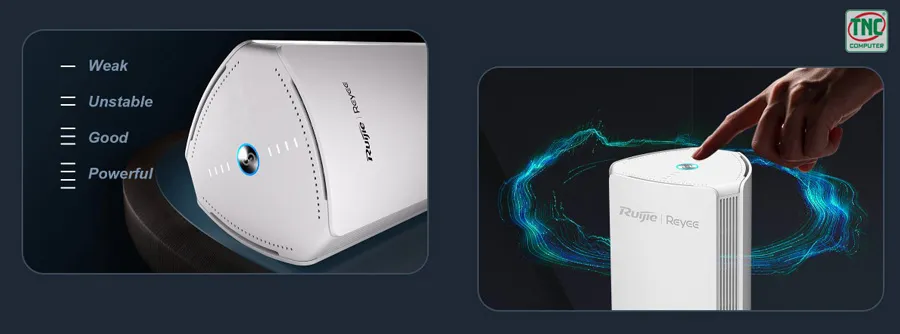 Bộ phát Wifi Mesh Ruijie RG-M18 dễ dàng quản lý hiện đại