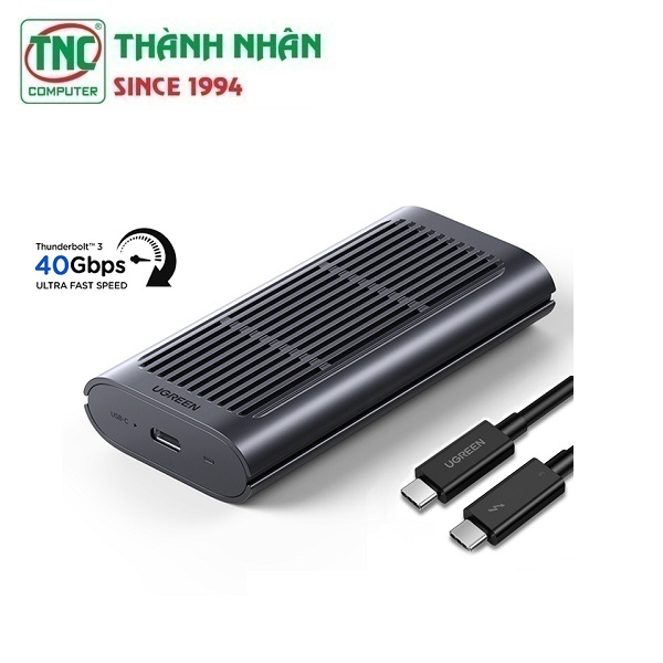 Box đựng ổ cứng SSD NVMe M.2 Thunderbolt 3 Ugreen 80336 CM343