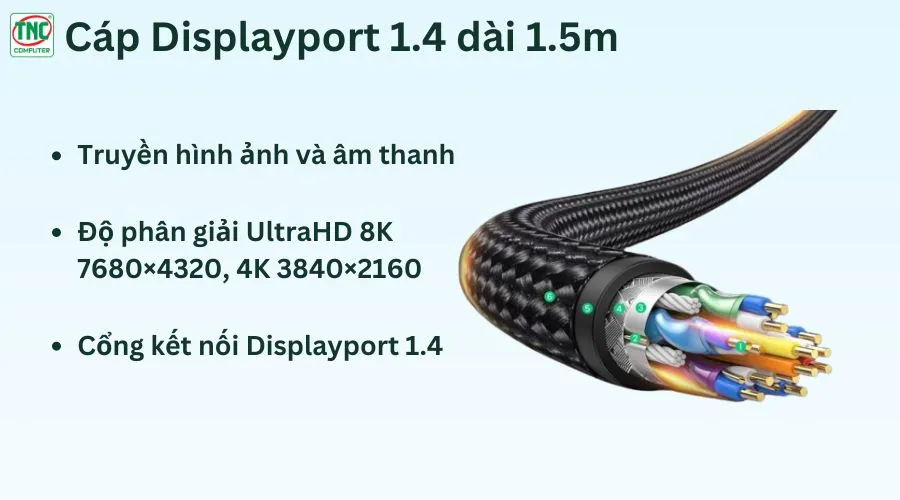 Cáp Displayport 1.4 giá rẻ