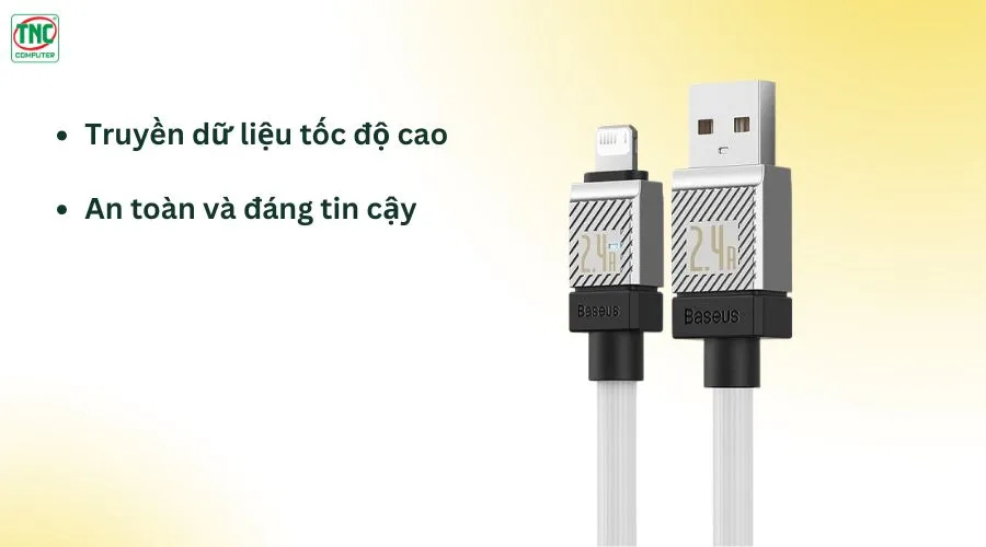 Cáp sạc nhanh USB to Lightning giá rẻ