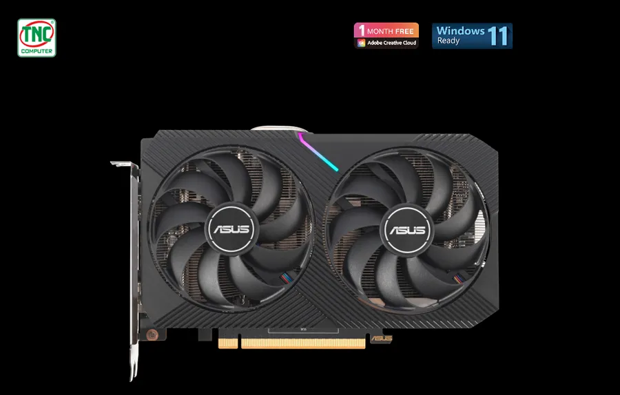 Card Màn Hình ASUS Dual Radeon RX 6500 XT V2 OC Edition 4GB GDDR6