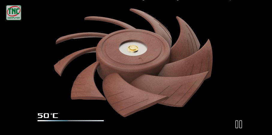 Card Màn Hình ASUS GeForce RTX 4080 SUPER 16GB GDDR6X Noctua OC Edition tích hợp công nghệ 0dB yên tĩnh