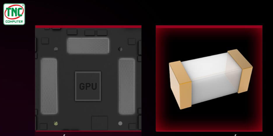 Card màn hình MSI Geforce RTX 4060 GAMING X 8G MLG sở hữu phụ kiện nâng đỡ chắc chắn