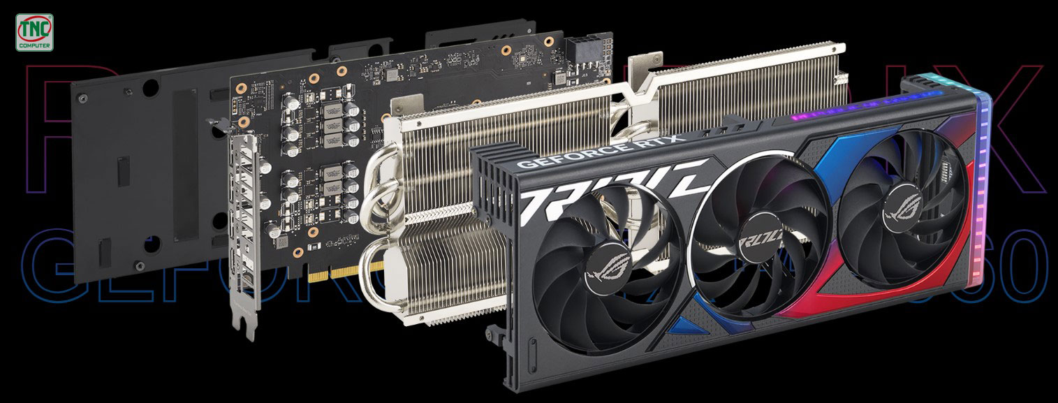 Card Màn Hình ROG Strix GeForce RTX 4060 OC Edition 8GB GDDR6	