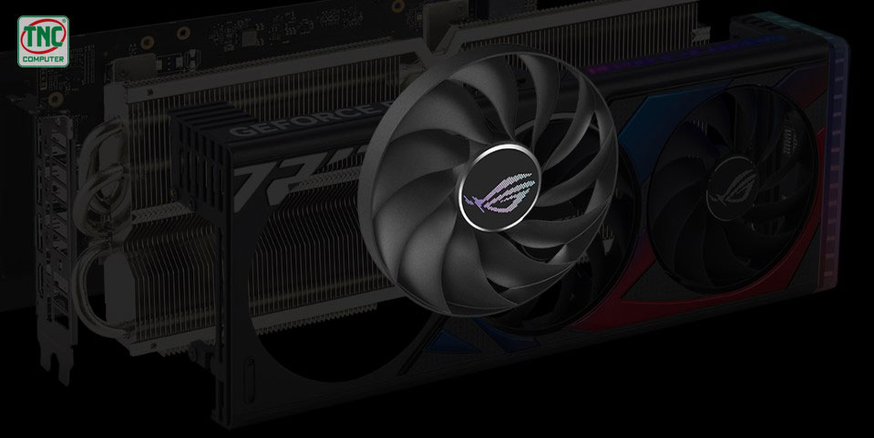 Card Màn Hình ROG Strix GeForce RTX 4060 OC Edition 8GB GDDR6 có công nghệ hướng trục Axial hiện đại