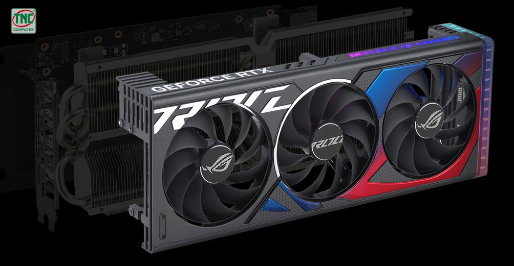 Card Màn Hình ROG Strix GeForce RTX 4060 OC Edition 8GB GDDR6 có phụ kiện hỗ trợ chắc chắn