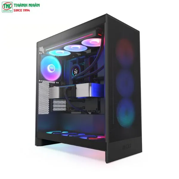 Thùng máy tính NZXT H7 Flow RGB Black