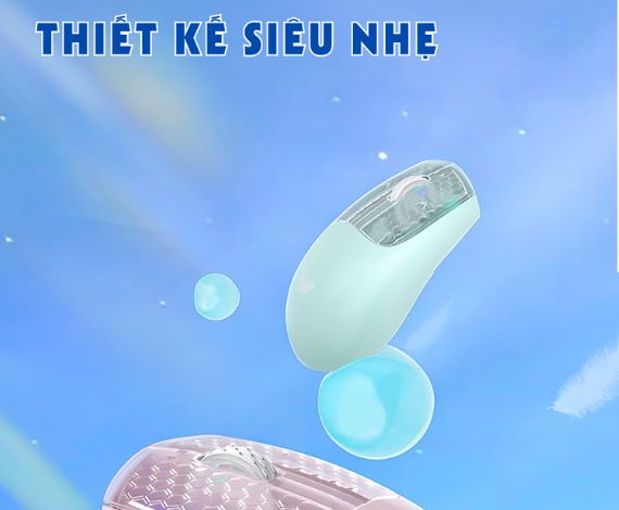 Chuột Gaming không dây AULA SC560 màu Xanh Lá