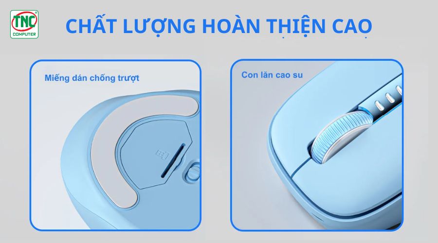 Chuột văn phòng không dây AULA AM208 màu Xanh Dương