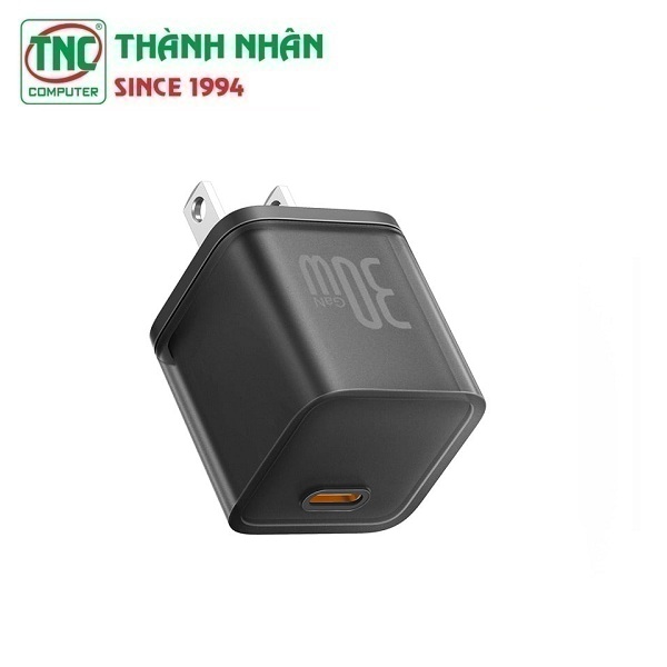 Cốc sạc nhanh TypeC Baseus GaN5S 1C 30W US Cluster P10162505113-00