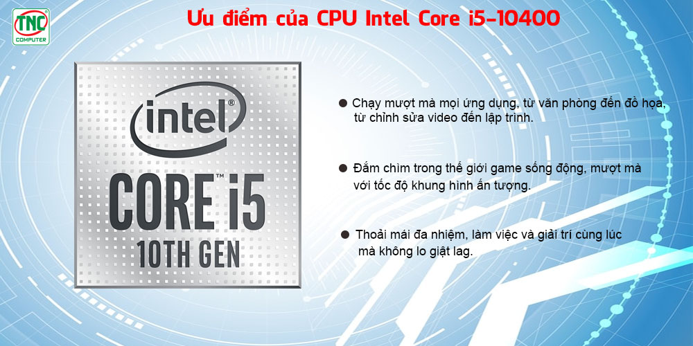 CPU Intel Core i5 10400