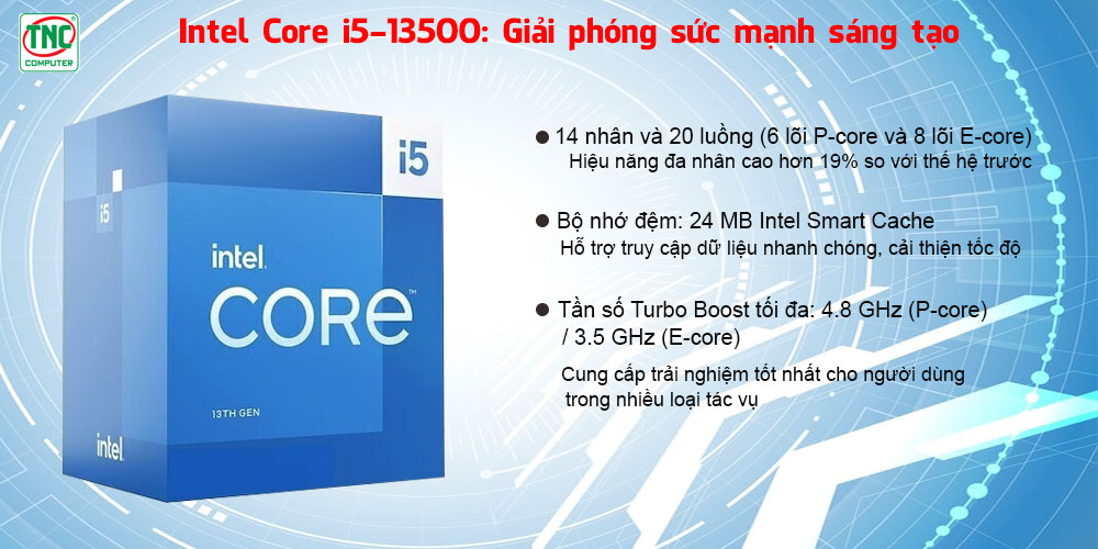 CPU 14 nhân 20 luồng