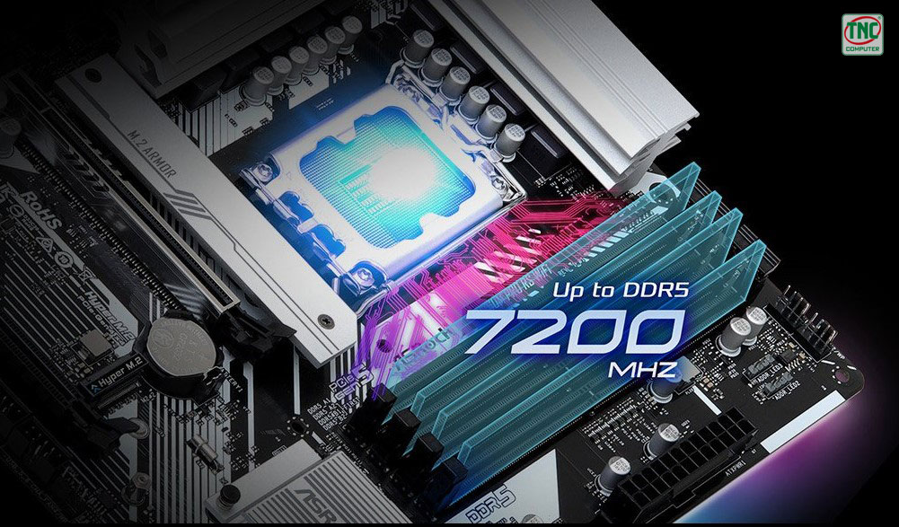 Mainboard ASRock B760M PRO RS WIFI hỗ trợ DDR5 hiện đại