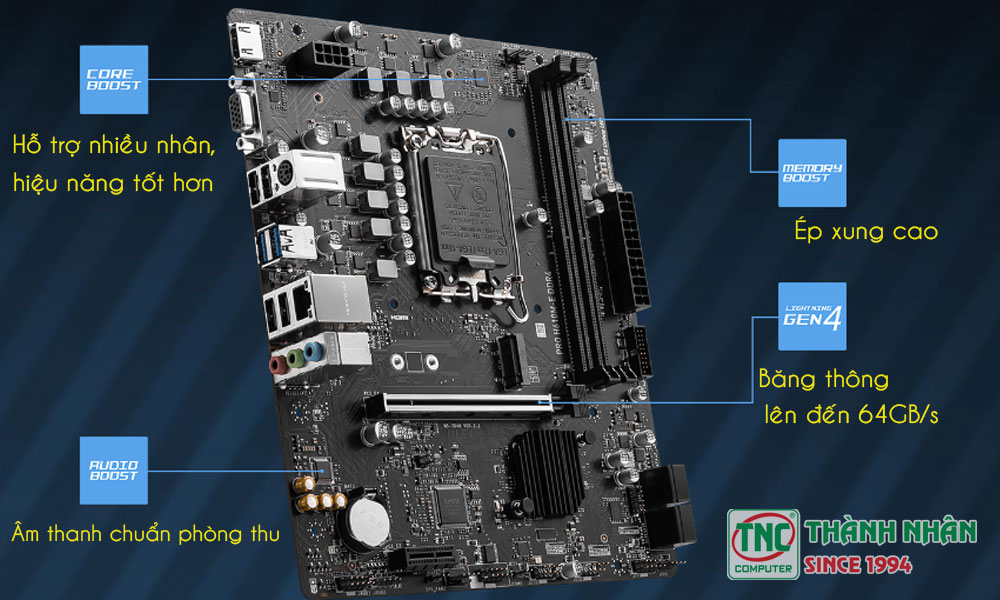 Mainboard MSI PRO H610M-E DDR4