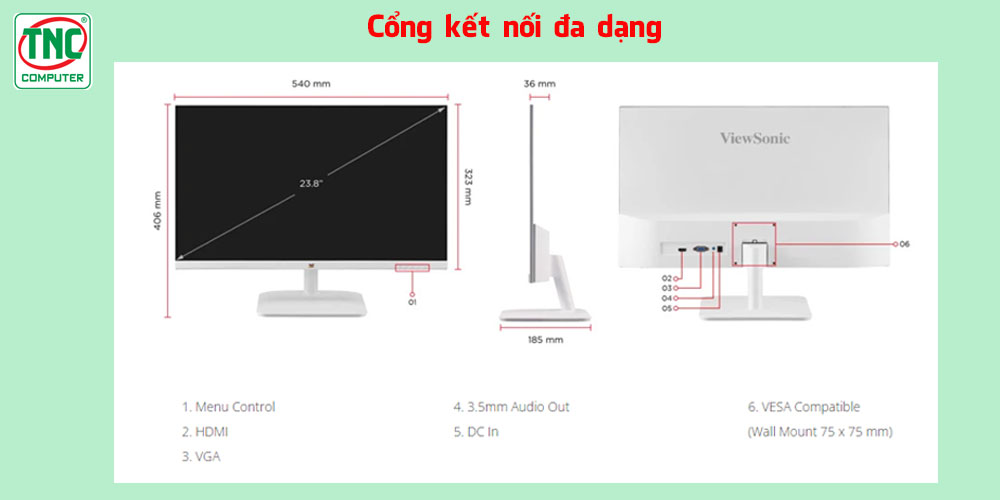 Màn hình cho học sinh Viewsonic