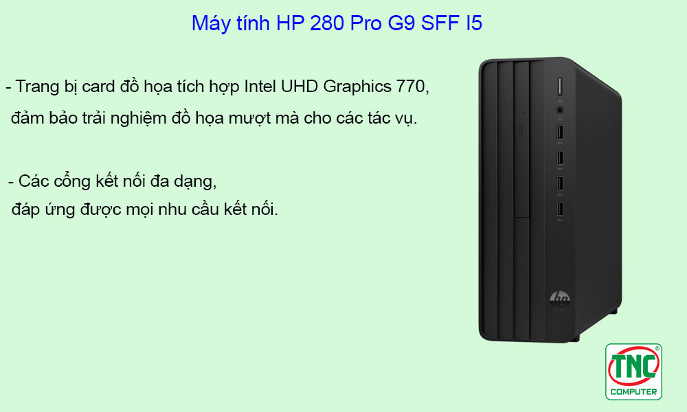 Máy tính HP 280 Pro G9 SFF I5