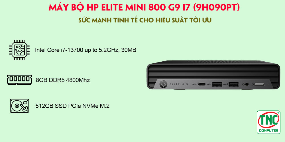HP Elite Mini 800 G9 I7 chính hãng