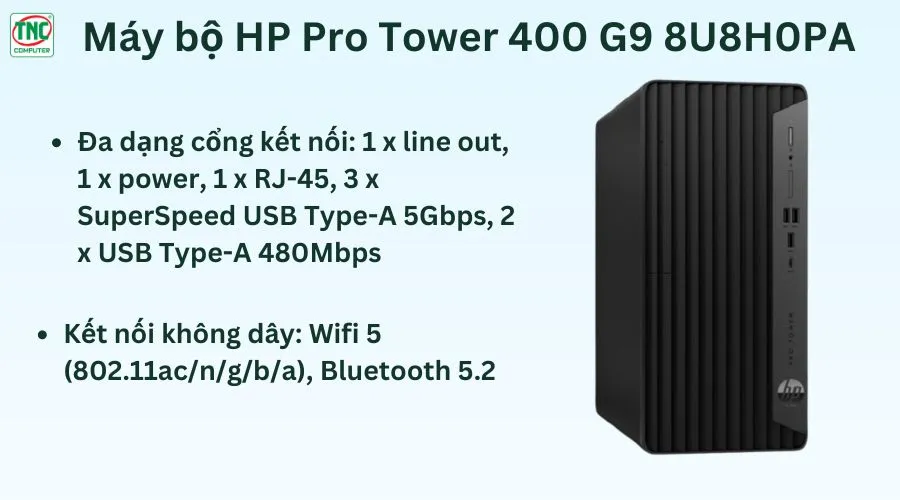 Máy bộ HP Pro Tower 400 G9 8U8H0PA
