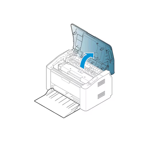 tháo hộp mực laser hp 107w