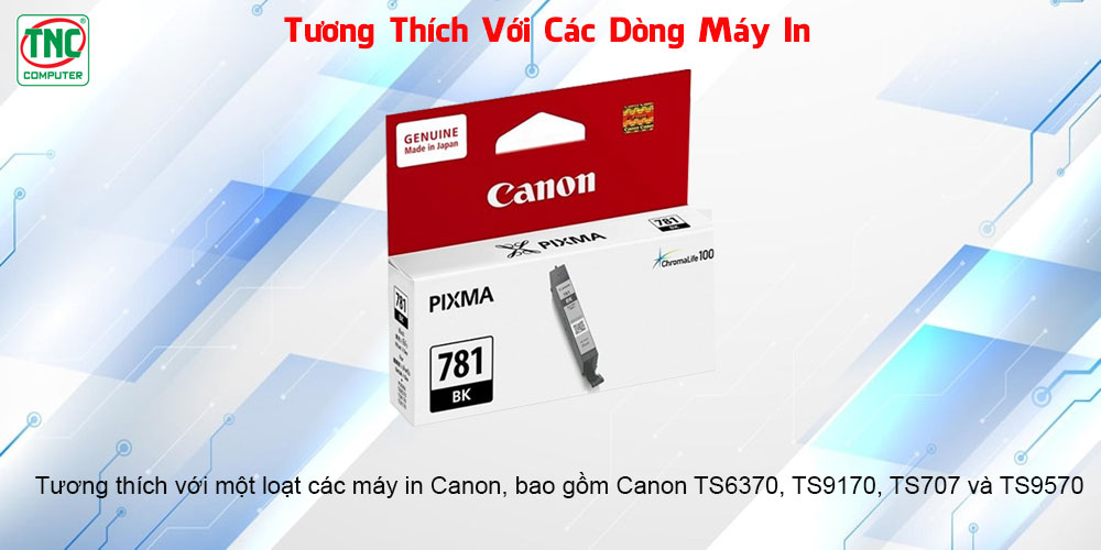 Mực in Canon CLI-781 Black