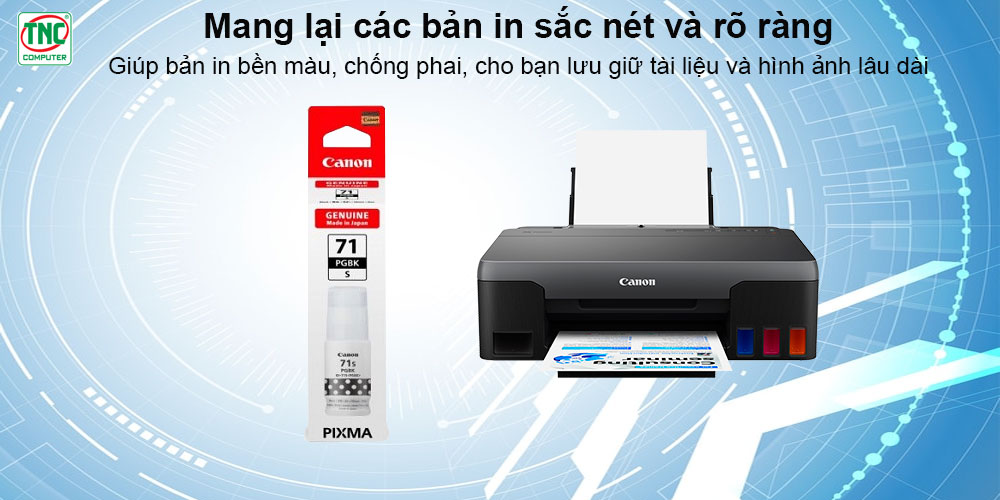  Mực in Canon GI-71S PGBK chính hãng