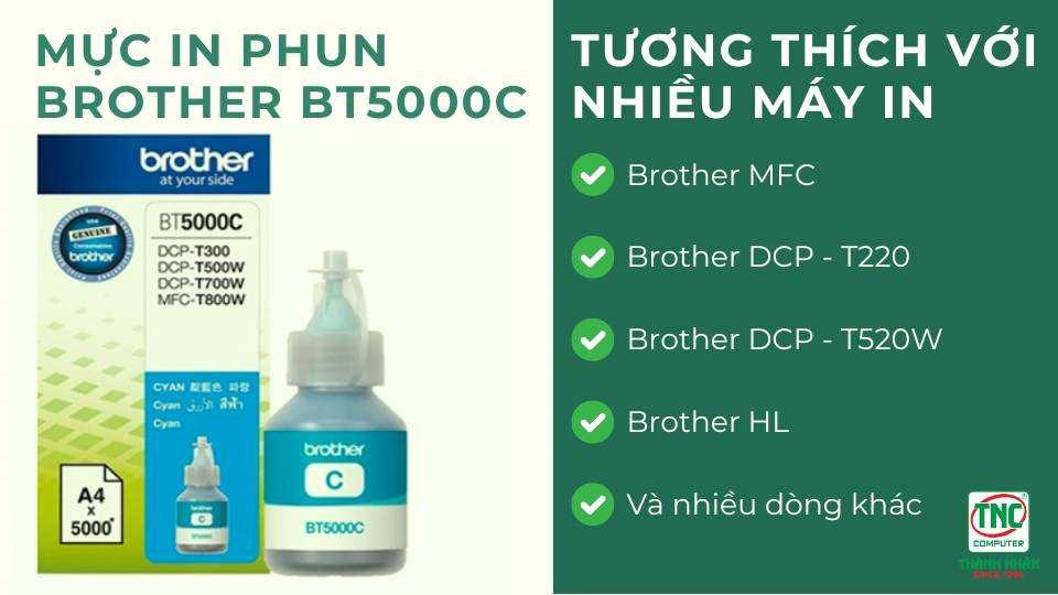 Mực in phun Brother BT 5000C