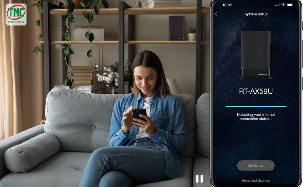 Router Asus RT-AX59U dễ dàng thiết lập và quản lý hiệu quả