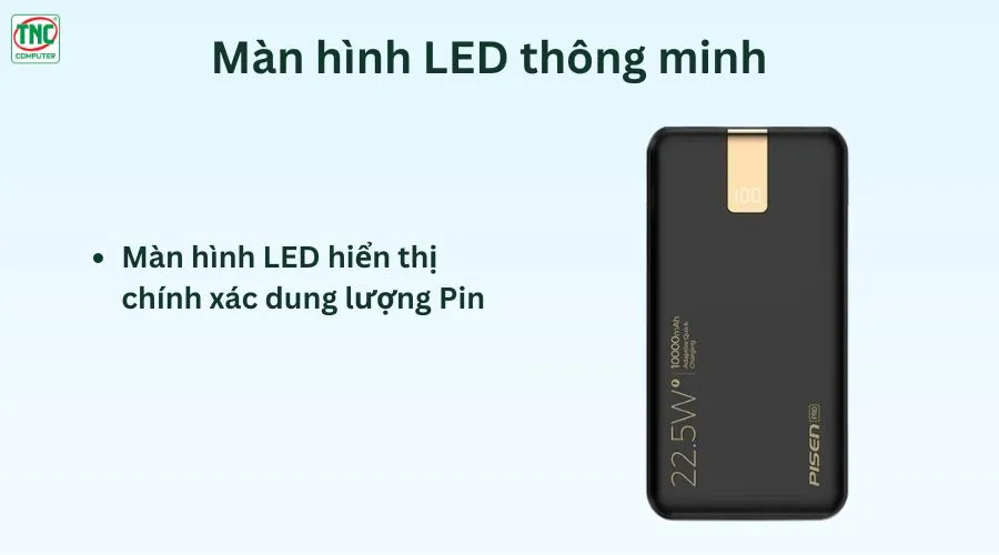 Sạc Dự Phòng PISEN chính hãng