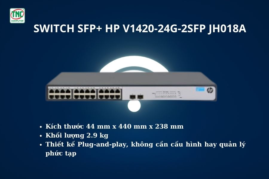Switch SFP+ HP V1420-24G-2SFP JH018A 