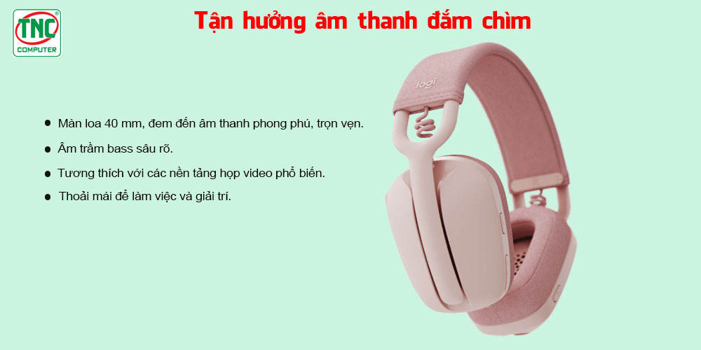 Tai nghe Logitech Zone Vibe 100