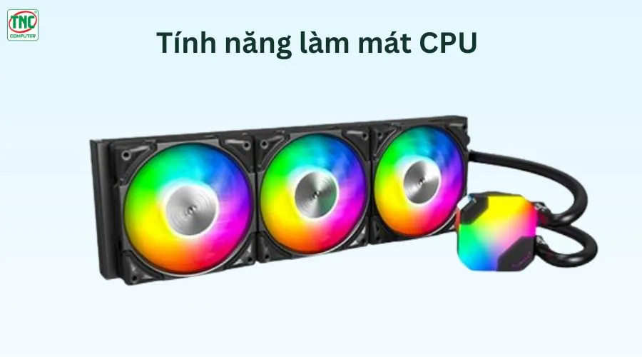Tản nhiệt nước CPU 3 Fan AIO Montech Hyperflow ARGB 360 Black WCHF360BLMT