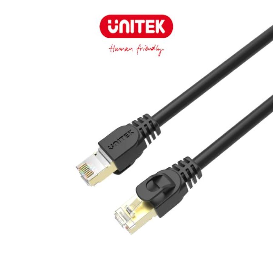 Cáp mạng bấm sẵn Cat7 SSTP dài 0.5m UNITEK C1808HBK
